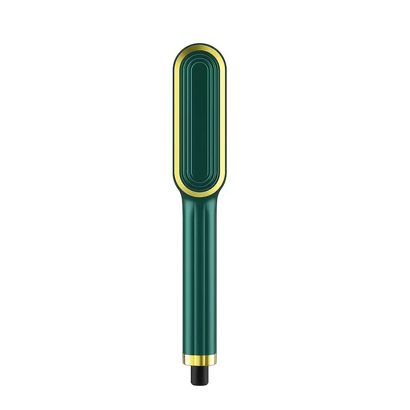LCD Hair Straightening Comb with Dual-Use Curling Iron